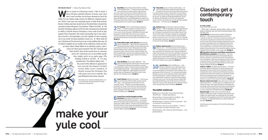St. Petersburg TimesWeekend: Make your yule cool